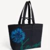 Kenzo Tulip’ Large Tote Bag in Denim-Like Twill Kenzo Tulip’ Large Tote Bag in Denim-Like Twill