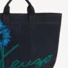 Kenzo Tulip’ Large Tote Bag in Denim-Like Twill Kenzo Tulip’ Large Tote Bag in Denim-Like Twill