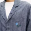 Kenzo Tulip’ Light Workwear Jacket in Cotton Linen