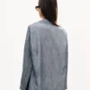 Kenzo Tulip’ Light Workwear Jacket in Washed Mixed Linen Denim Kenzo Tulip’ Light Workwear Jacket in Washed Mixed Linen Denim