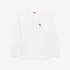 Kenzo Tulip’ Long Sleeves Relax T-Shirt in Cotton Kenzo Tulip’ Long Sleeves Relax T-Shirt in Cotton