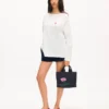 Kenzo Tulip’ Long Sleeves Relax T-Shirt in Cotton Kenzo Tulip’ Long Sleeves Relax T-Shirt in Cotton