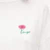 Kenzo Tulip’ Long Sleeves Relax T-Shirt in Cotton Kenzo Tulip’ Long Sleeves Relax T-Shirt in Cotton
