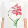Kenzo Tulip’ Loose T-Shirt in Cotton Kenzo Tulip’ Loose T-Shirt in Cotton