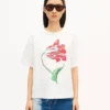 Kenzo Tulip’ Loose T-Shirt in Cotton Kenzo Tulip’ Loose T-Shirt in Cotton