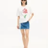 Kenzo Tulip’ Loose T-Shirt in Cotton Kenzo Tulip’ Loose T-Shirt in Cotton