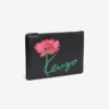 Kenzo Tulip’ Pouch in Leather