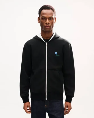 Kenzo Tulip’ Reversible Zip up Hoodie in Cotton