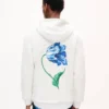 Kenzo Tulip’ Reversible Zip up Hoodie in Cotton Kenzo Tulip’ Reversible Zip up Hoodie in Cotton