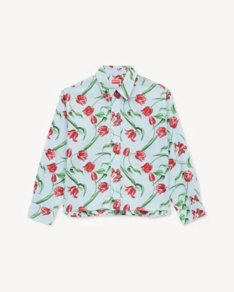 Kenzo Tulip’ Shirt in Cotton Poplin
