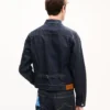 Kenzo Tulip’ Slim Pleated Trucker Jacket in Japanese Denim Kenzo Tulip’ Slim Pleated Trucker Jacket in Japanese Denim