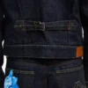 Kenzo Tulip’ Slim Pleated Trucker Jacket in Japanese Denim Kenzo Tulip’ Slim Pleated Trucker Jacket in Japanese Denim