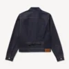 Kenzo Tulip’ Slim Pleated Trucker Jacket in Japanese Denim Kenzo Tulip’ Slim Pleated Trucker Jacket in Japanese Denim