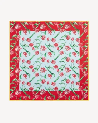 Kenzo Tulip’ Square in Silk