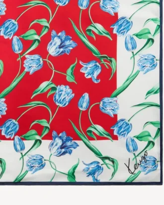 Kenzo Tulip’ Square in Silk