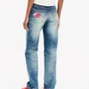 Kenzo Tulip’ Straight Pants in Japanese Denim Kenzo Tulip’ Straight Pants in Japanese Denim
