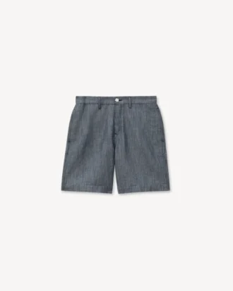 Kenzo Tulip’ Straight Short in Cotton Linen