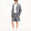Kenzo Tulip’ Straight Short in Cotton Linen Kenzo Tulip’ Straight Short in Cotton Linen