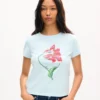 Kenzo Tulip’ T-Shirt in Cotton Kenzo Tulip’ T-Shirt in Cotton
