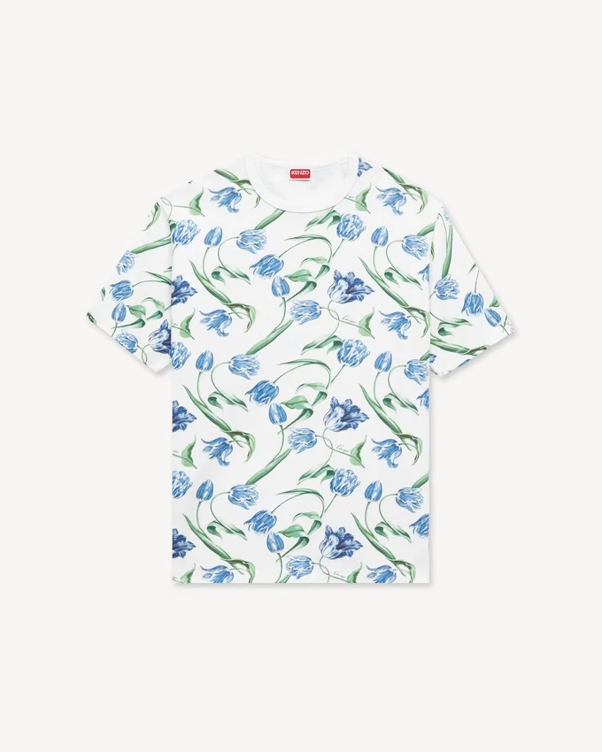 Kenzo Tulip’ T-Shirt in Cotton Kenzo Tulip’ T-Shirt in Cotton