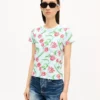 Kenzo Tulip’ T-Shirt in Cotton Kenzo Tulip’ T-Shirt in Cotton