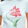 Kenzo Tulip’ T-Shirt in Cotton Kenzo Tulip’ T-Shirt in Cotton