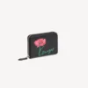 Kenzo Tulip’ Zip Wallet in Leather