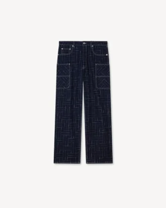 Kenzo Weave’ Cargo Monkey Fit Jeans in Japanese Denim