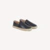 Kenzo Weave’ Debossed Espadrilles in Leather