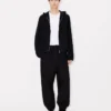 Kenzo Weave’ Hooded Overshirt in Cotton Jacquard