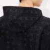 Kenzo Weave’ Hooded Overshirt in Cotton Jacquard