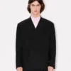 Kenzo Weave’ Kimono Tailored Jacket in Wool Jacquard Kenzo Weave’ Kimono Tailored Jacket in Wool Jacquard
