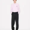 Kenzo Weave’ Pleated Tailored Pants in Wool Jacquard