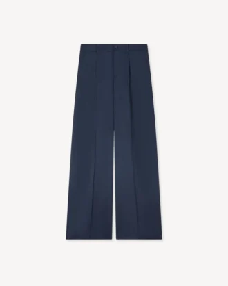 Kenzo Weave’ Wide Leg Pants in Wool Jacquard Kenzo Weave’ Wide Leg Pants in Wool Jacquard