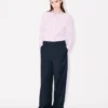 Kenzo Weave’ Wide Leg Pants in Wool Jacquard Kenzo Weave’ Wide Leg Pants in Wool Jacquard