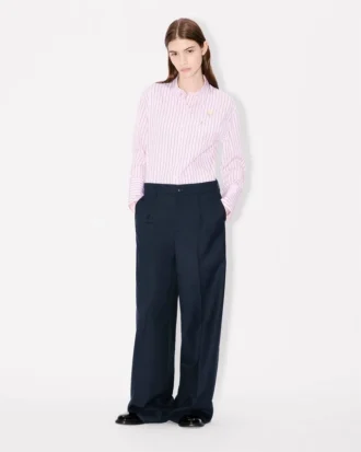 Kenzo Weave’ Wide Leg Pants in Wool Jacquard Kenzo Weave’ Wide Leg Pants in Wool Jacquard
