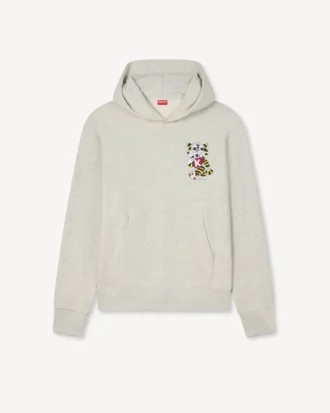 Kenzo Wild Tiger’ Embroidered Hoodie in Cotton