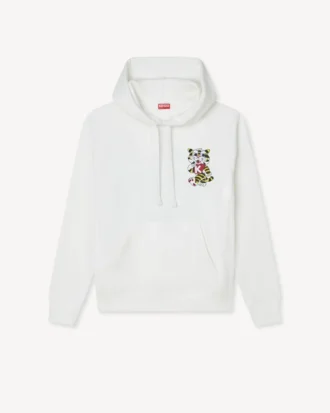 Kenzo Wild Tiger’ Embroidered Hoodie in Cotton