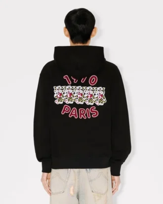 Kenzo Wild Tiger’ Embroidered Hoodie in Cotton