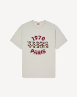 Kenzo Wild Tiger’ Embroidered Loose T-Shirt in Cotton