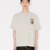 Kenzo Wild Tiger’ Embroidered Oversized T-Shirt in Cotton Kenzo Wild Tiger’ Embroidered Oversized T-Shirt in Cotton