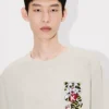 Kenzo Wild Tiger’ Embroidered Oversized T-Shirt in Cotton Kenzo Wild Tiger’ Embroidered Oversized T-Shirt in Cotton