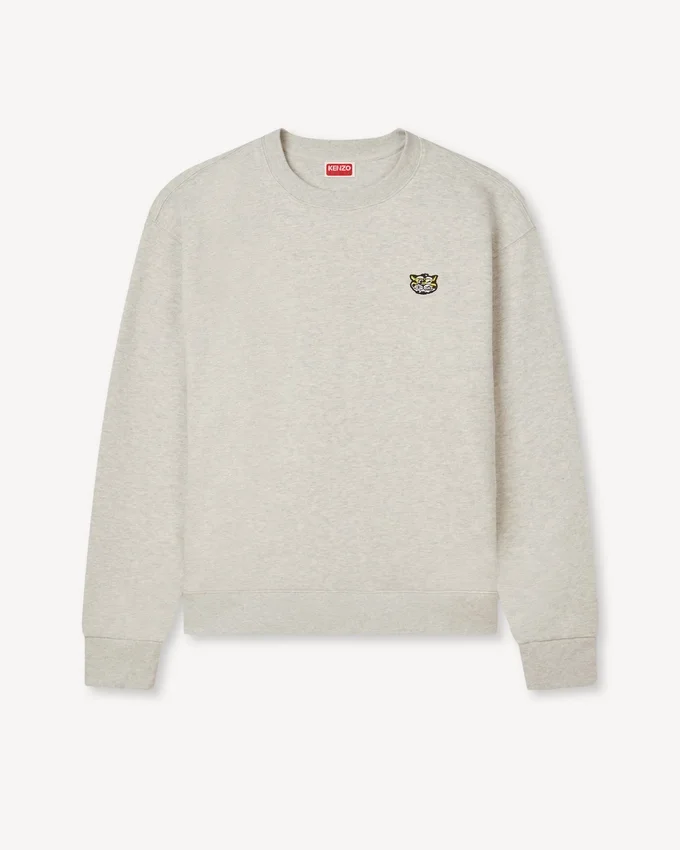 Kenzo Wild Tiger’ Embroidered Sweatshirt in Cotton Kenzo Wild Tiger’ Embroidered Sweatshirt in Cotton