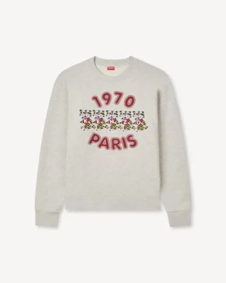 Kenzo Wild Tiger’ Embroidered Sweatshirt in Cotton