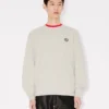 Kenzo Wild Tiger’ Embroidered Sweatshirt in Cotton Kenzo Wild Tiger’ Embroidered Sweatshirt in Cotton