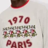 Kenzo Wild Tiger’ Embroidered Sweatshirt in Cotton Kenzo Wild Tiger’ Embroidered Sweatshirt in Cotton