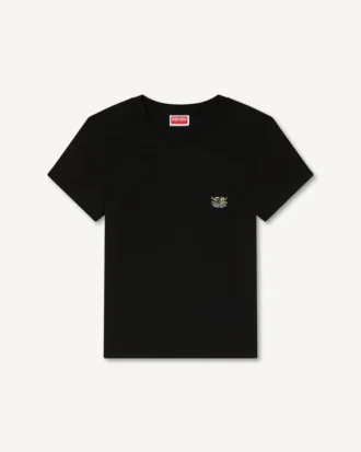 Kenzo Wild Tiger’ Embroidered T-Shirt in Cotton Kenzo Wild Tiger’ Embroidered T-Shirt in Cotton