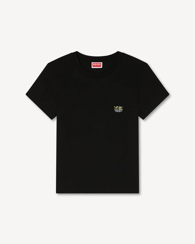 Kenzo Wild Tiger’ Embroidered T-Shirt in Cotton Kenzo Wild Tiger’ Embroidered T-Shirt in Cotton