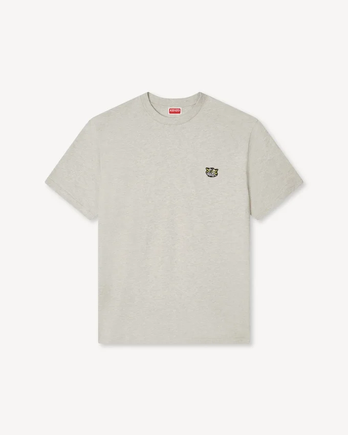 Kenzo Wild Tiger’ Embroidered T-Shirt in Cotton Kenzo Wild Tiger’ Embroidered T-Shirt in Cotton