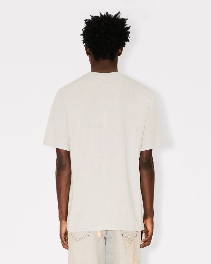 Kenzo Wild Tiger’ Embroidered T-Shirt in Cotton Kenzo Wild Tiger’ Embroidered T-Shirt in Cotton